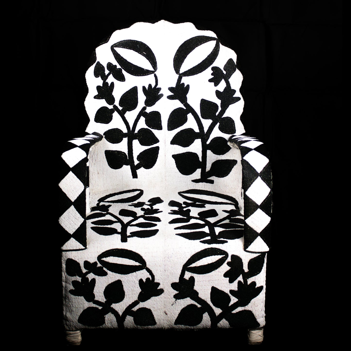 Yaroube Beaded Chair from Nigeria