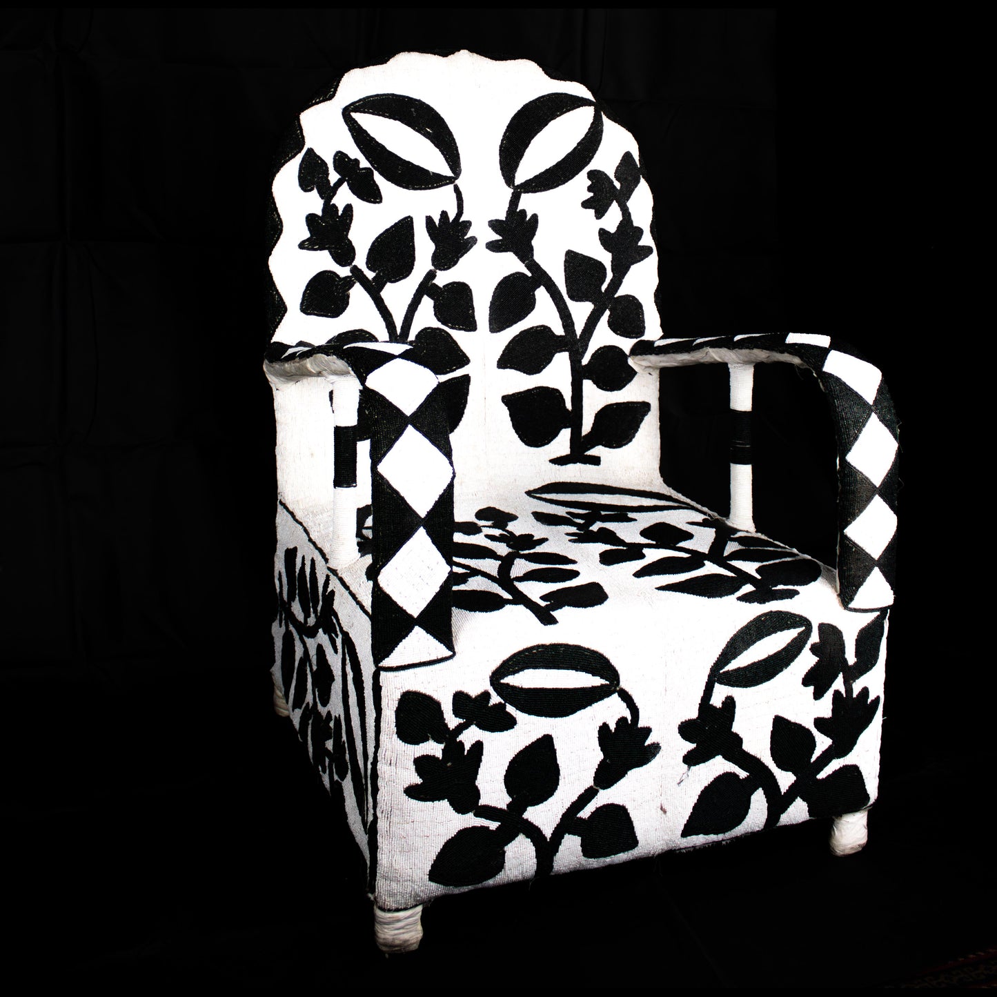 Yaroube Beaded Chair from Nigeria