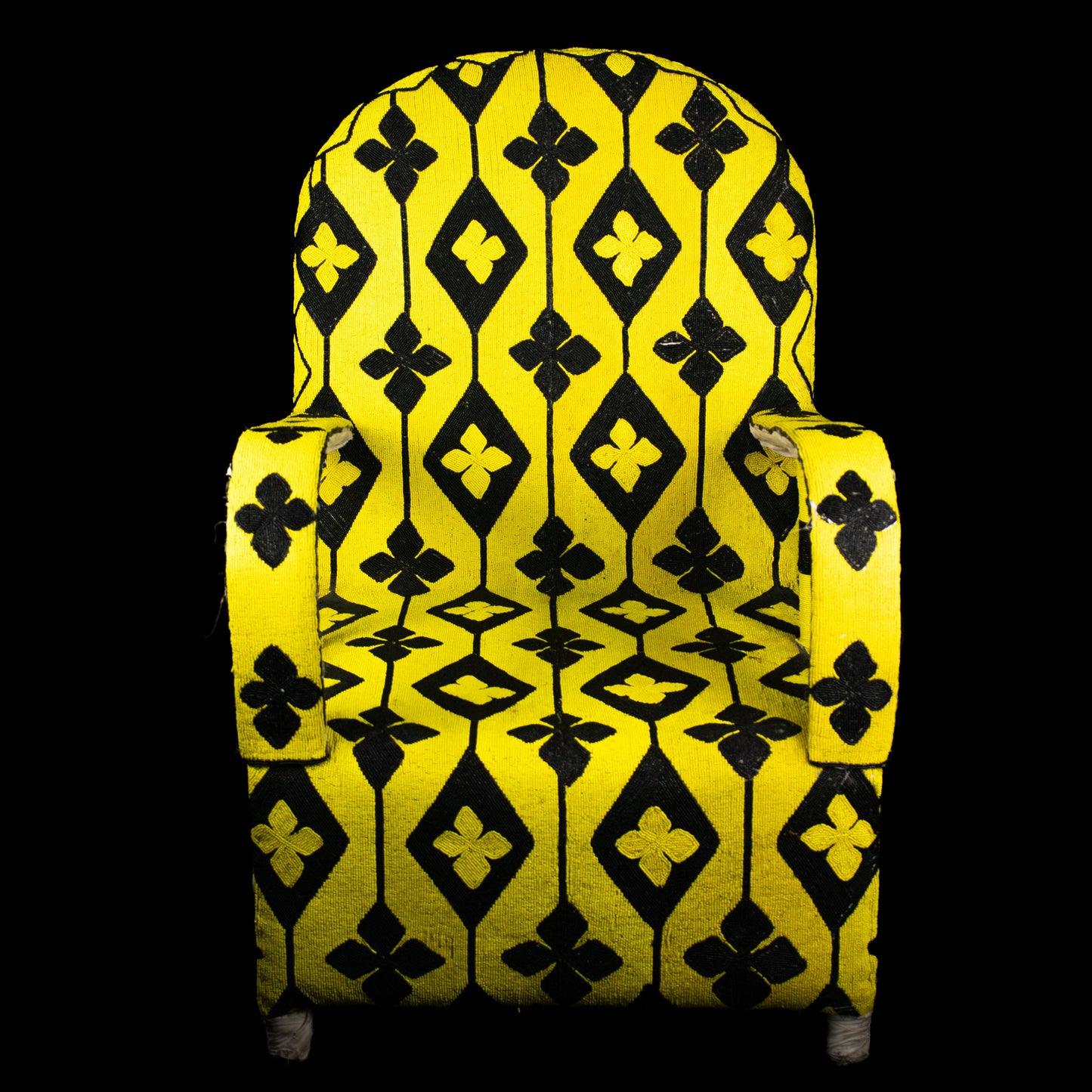Nigerian beaded chair