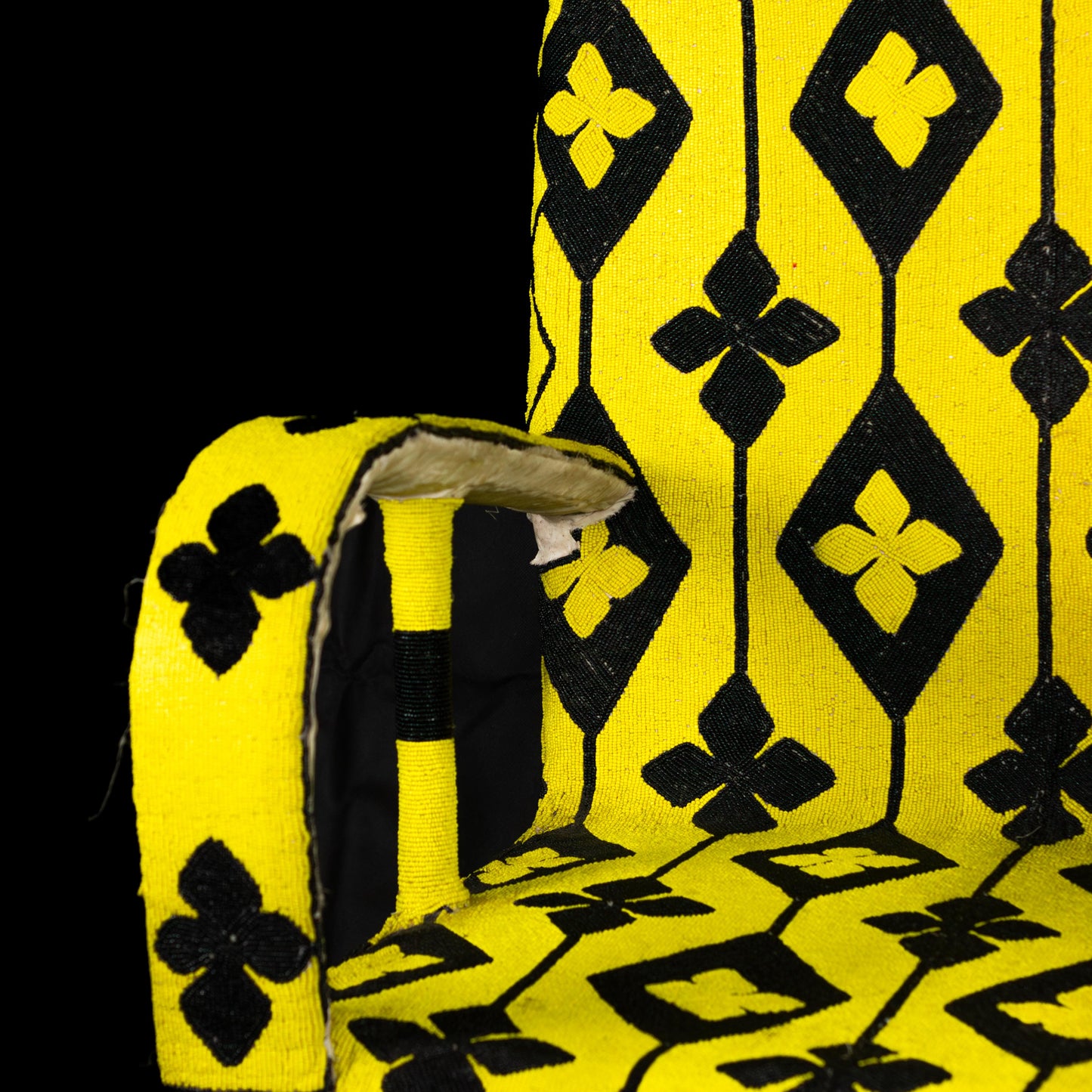 Nigerian beaded chair