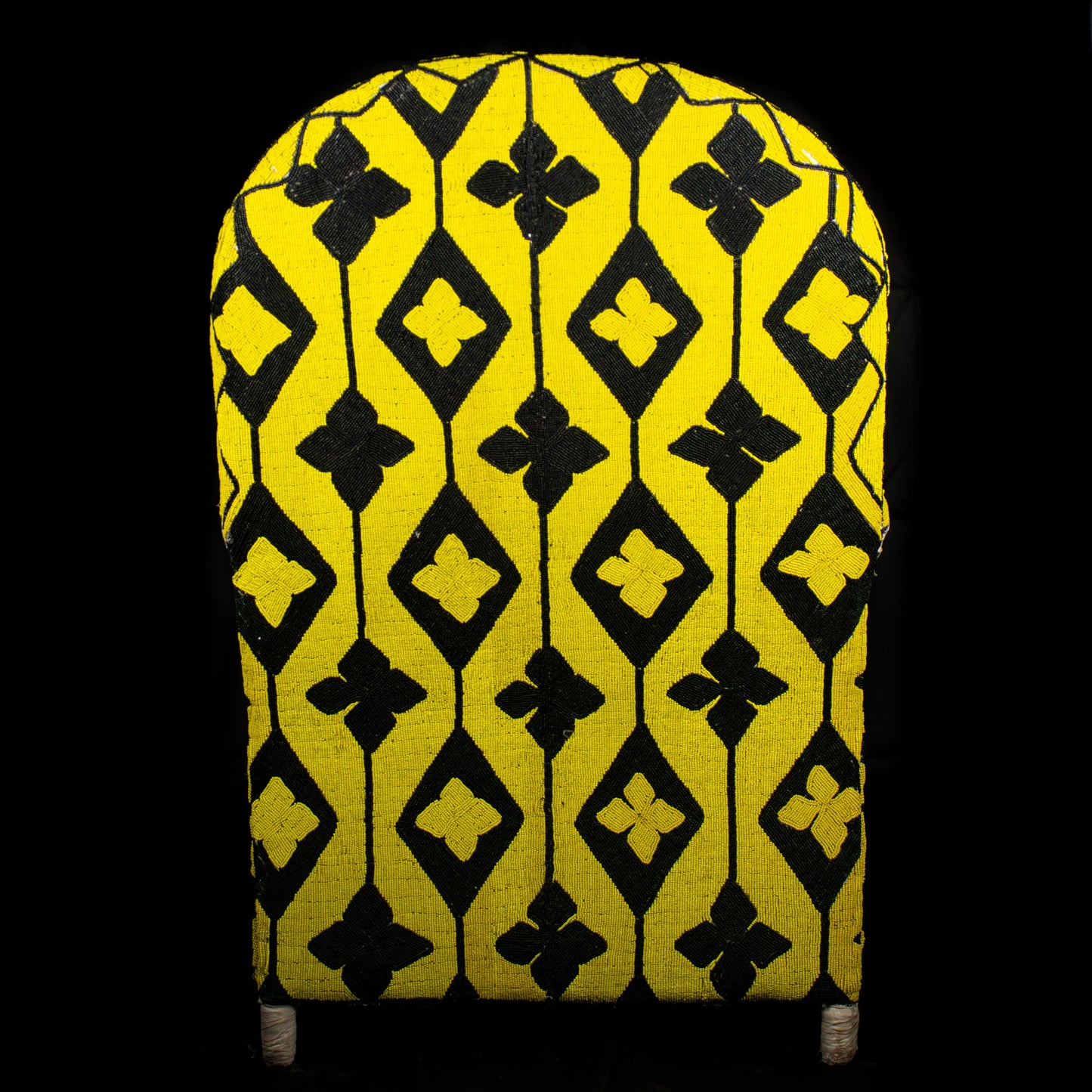 Nigerian beaded chair