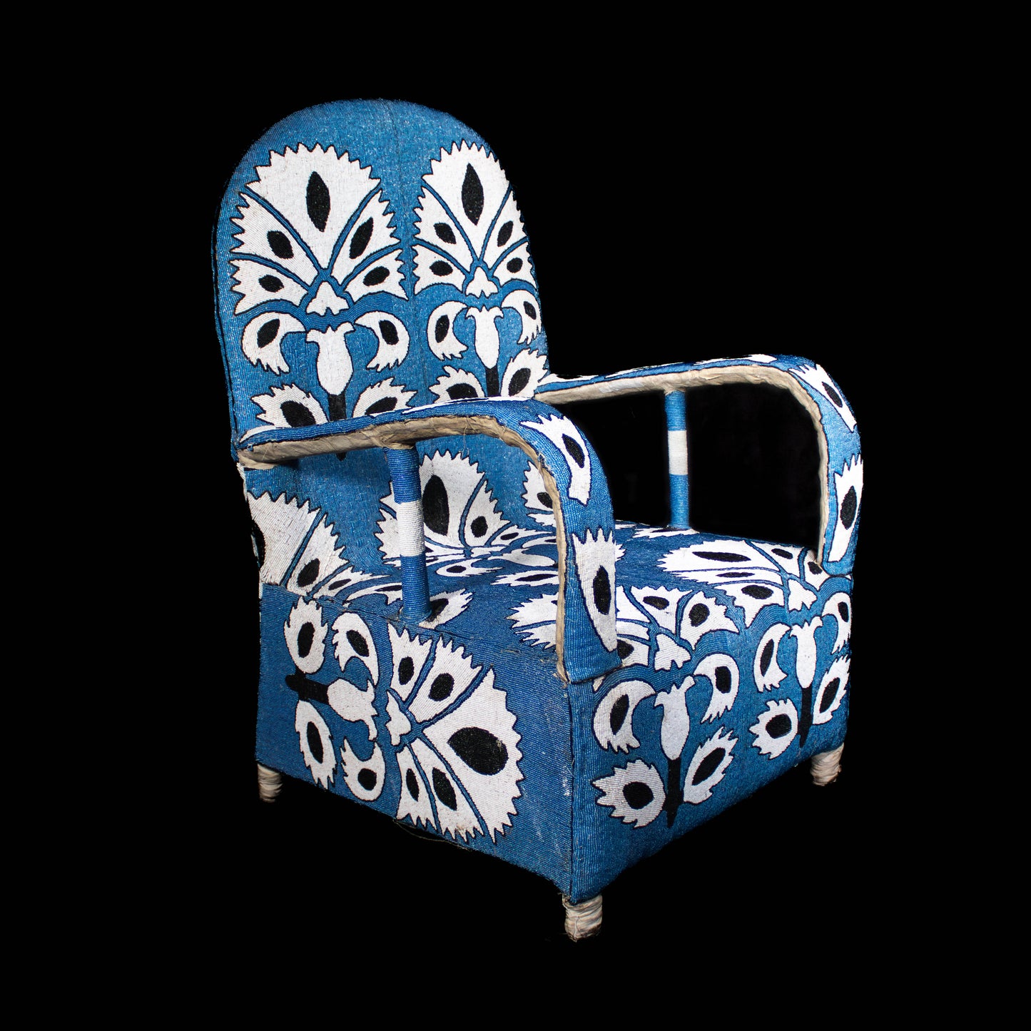 Beaded Chair from Ivory Coast