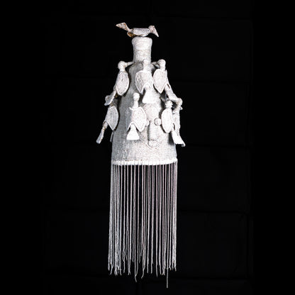 Yorùbá Beaded Crown from Nigeria