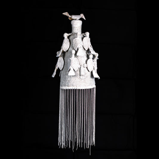 Yorùbá Beaded Crown from Nigeria