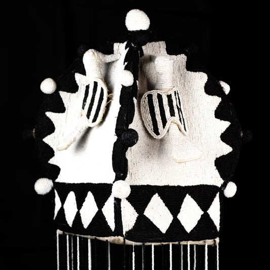 Yorùbá Beaded Crown from Nigeria