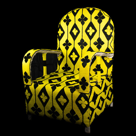 Nigerian beaded chair