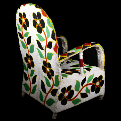 Nigerian beaded chair