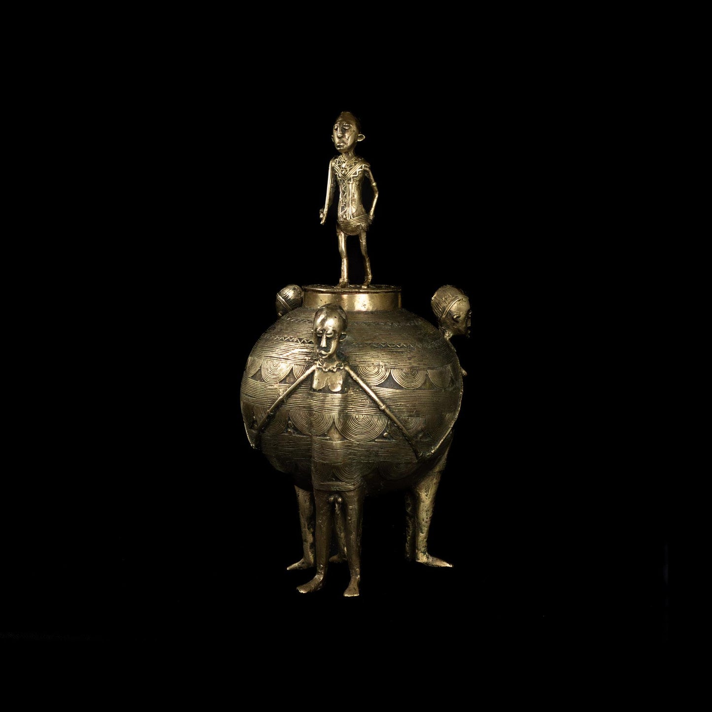 Ashanti Bronze Pot from Ivory Coast