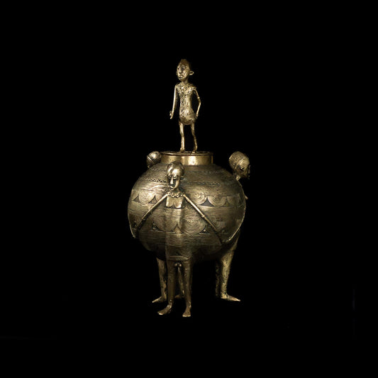 Ashanti Bronze Pot from Ivory Coast