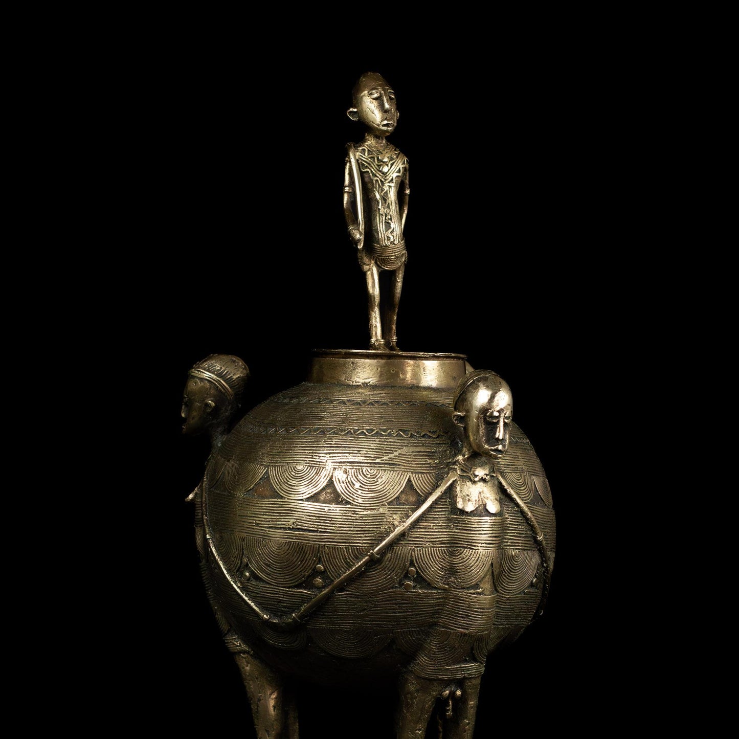 Ashanti Bronze Pot from Ivory Coast