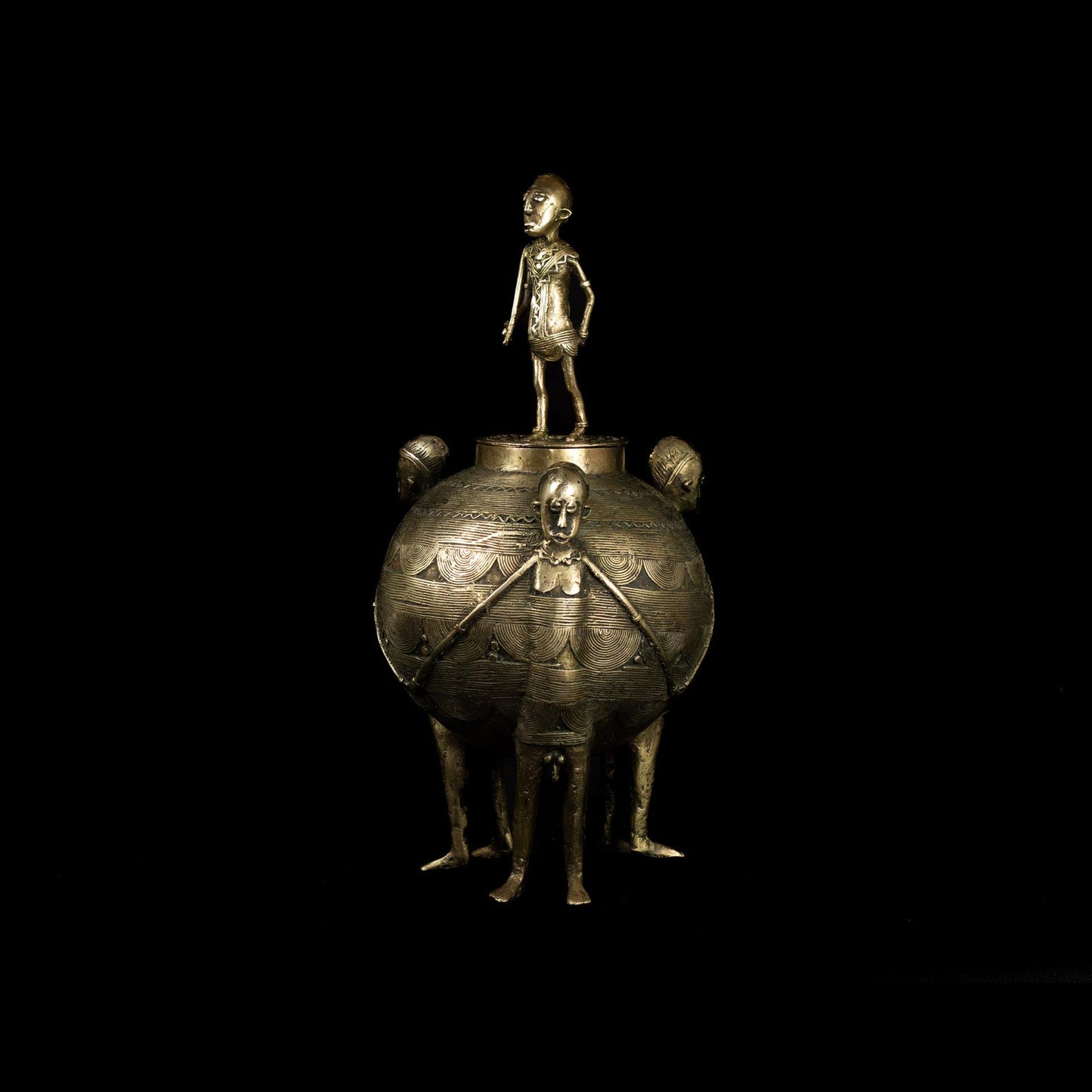 Ashanti Bronze Pot from Ivory Coast