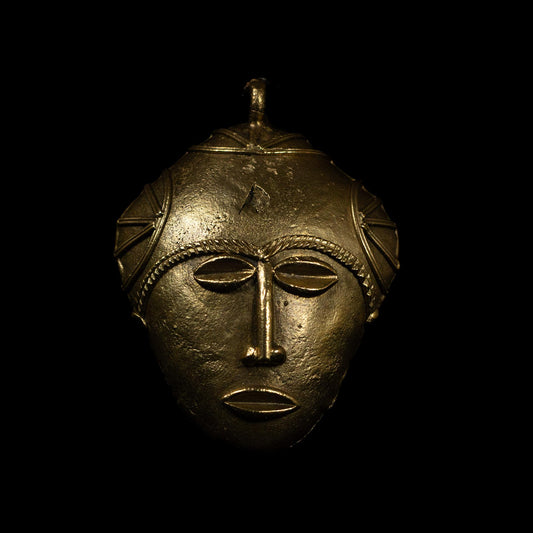 Ashanti Mask from Ghana including stand