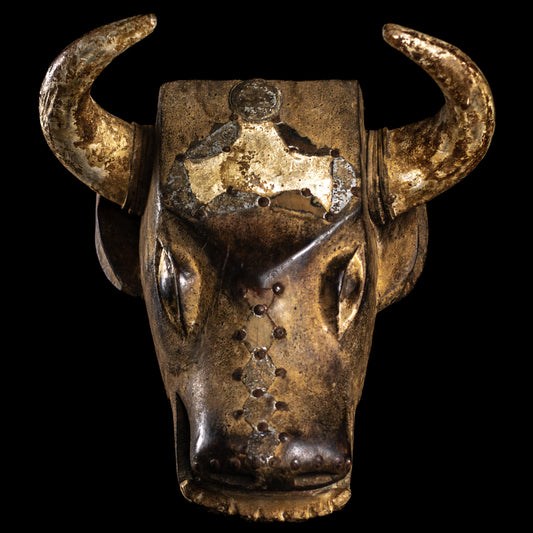 Wooden Bull Mask from Guinea Bissau