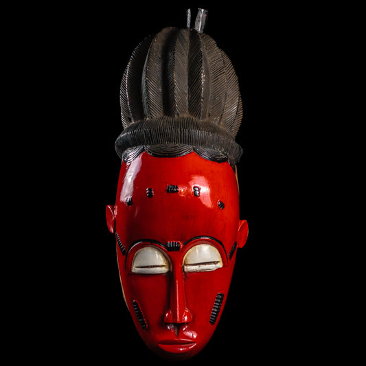 Baule Wooden Mask Ivory Coast
