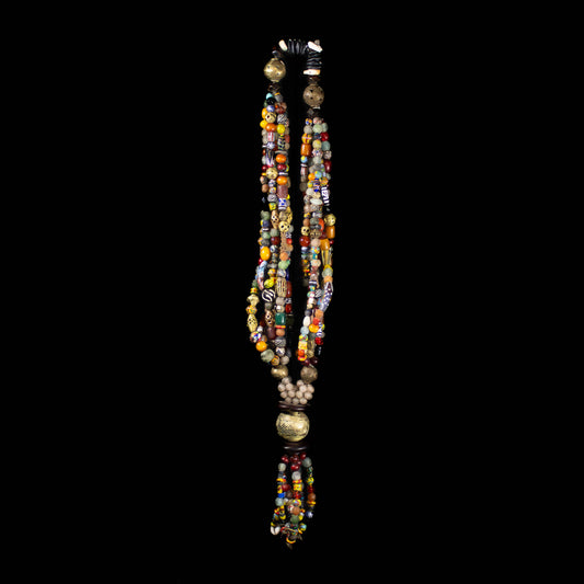 Bronze and Glass bead decoration