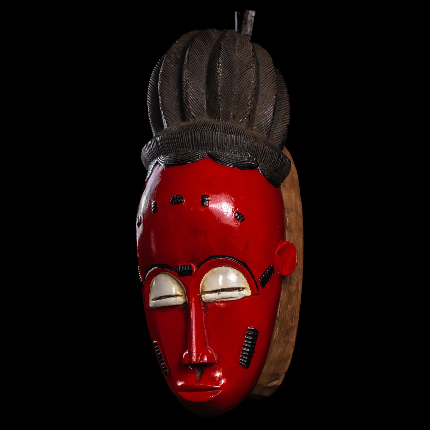 Baule Wooden Mask Ivory Coast
