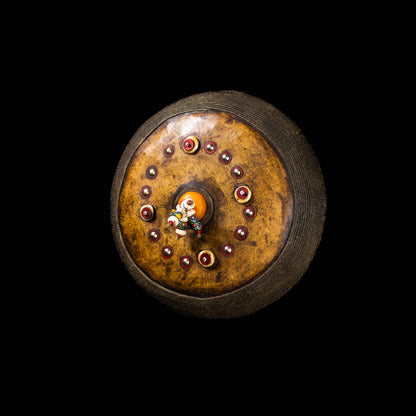 Wooden and Leather Ceremonial Shield from Cameroon WEIGHT REQD