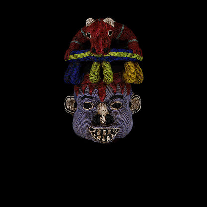 Beaded Bamoun Mask from Cameroon